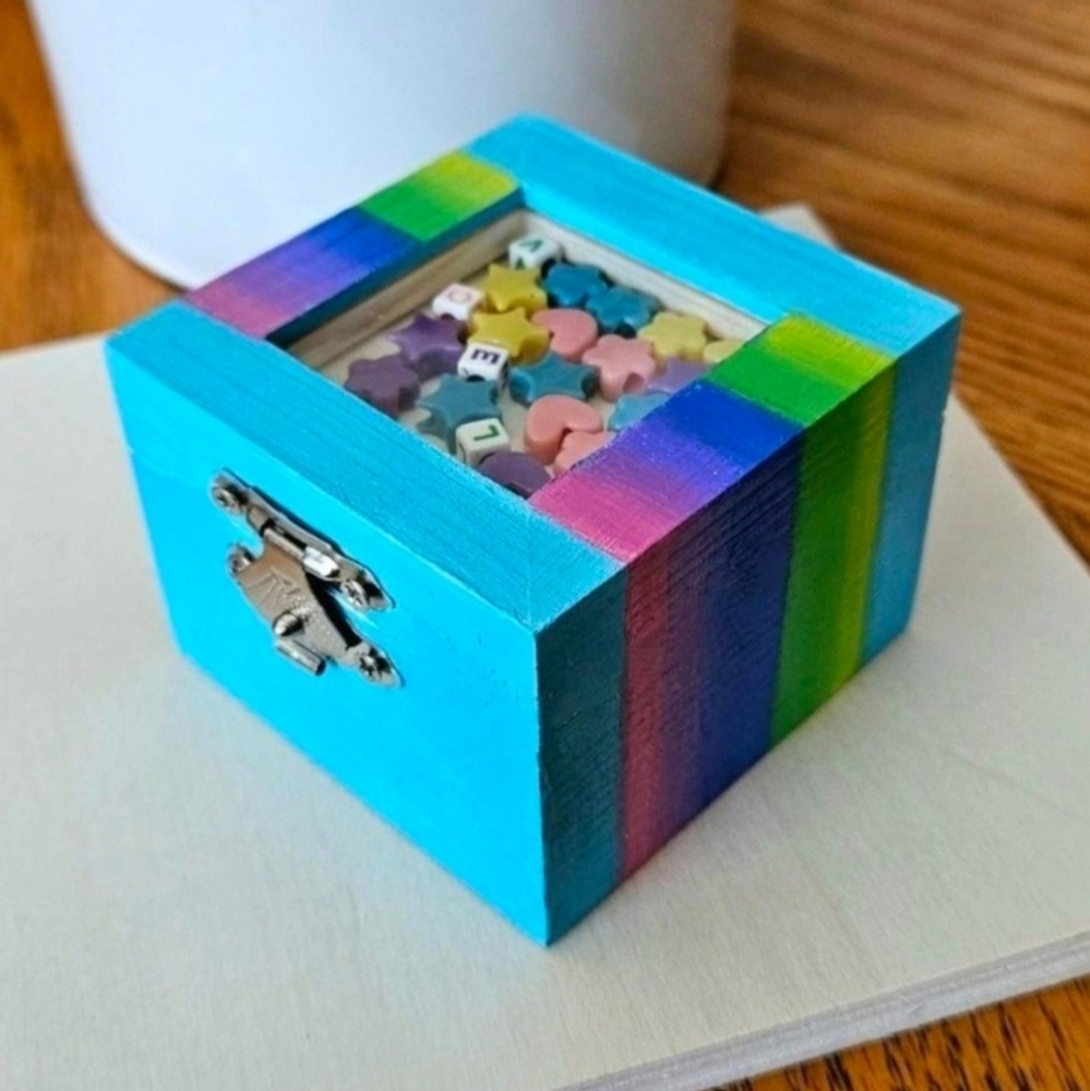 Trinket Box W/ Shadowbox Top